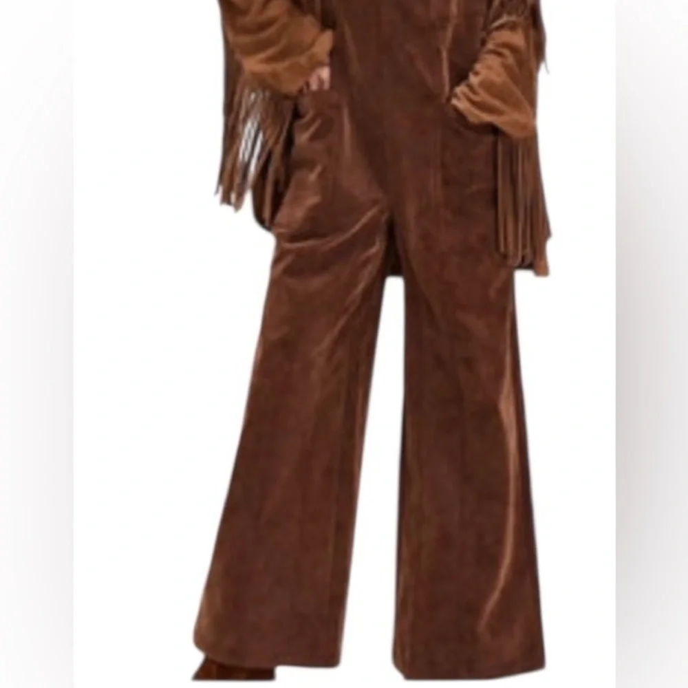 We The Free Nico Faux Suede One-Piece Jumpsuit, Suede, Brown,Medium - Picture 8 of 11